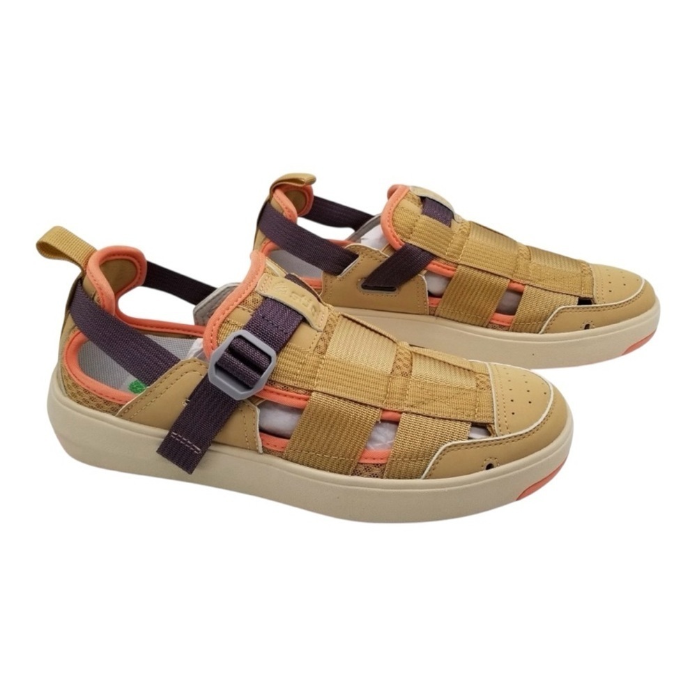 Stio women Tan and Coral Sandals